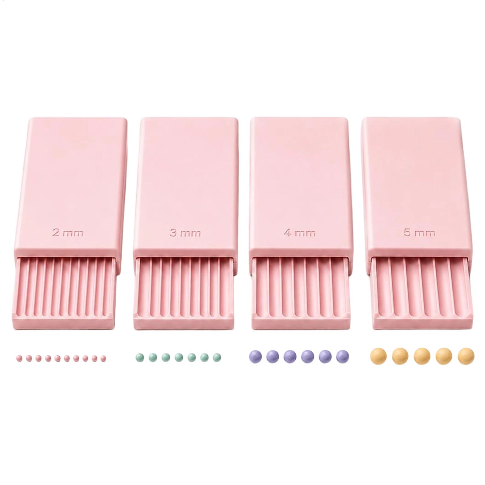 Jewelry Making Workshop - 粘土ボールメーカー 2mm 3mm 4mm 5mm 再利用可能なDIYジュエリー製作粘土ローラー