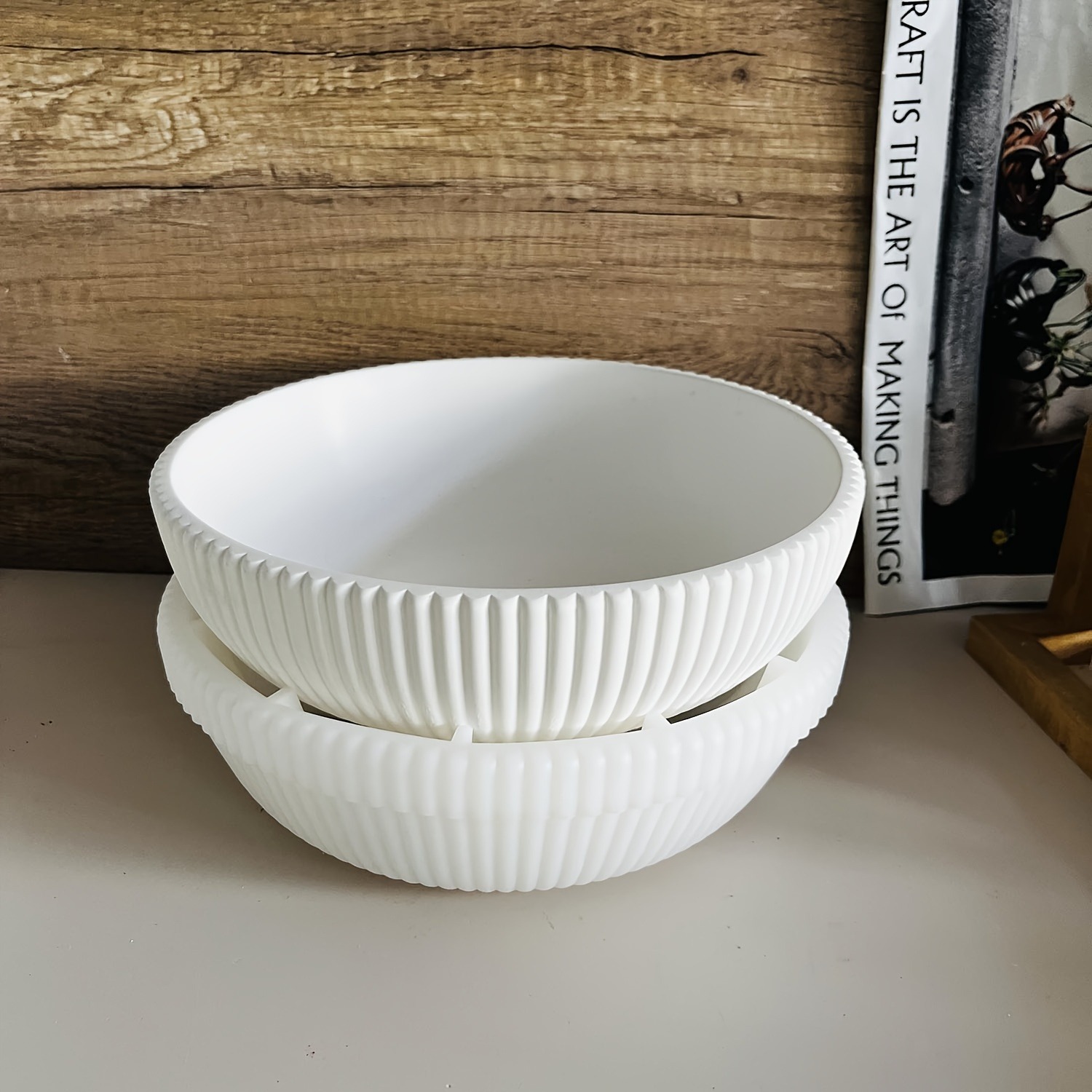 Jewelry Making Items - これは樹脂、石膏、コンクリートで作るアイテムや、キャンドルやジュエリートレイを作るのに適した大きなボウル型です。