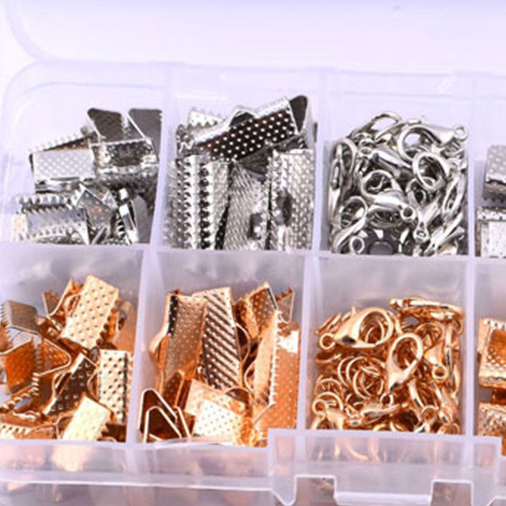 371個入りゴールドネックレスバックルジュエリーメイキングキ - Jewelry Making Tools のレビューと価格