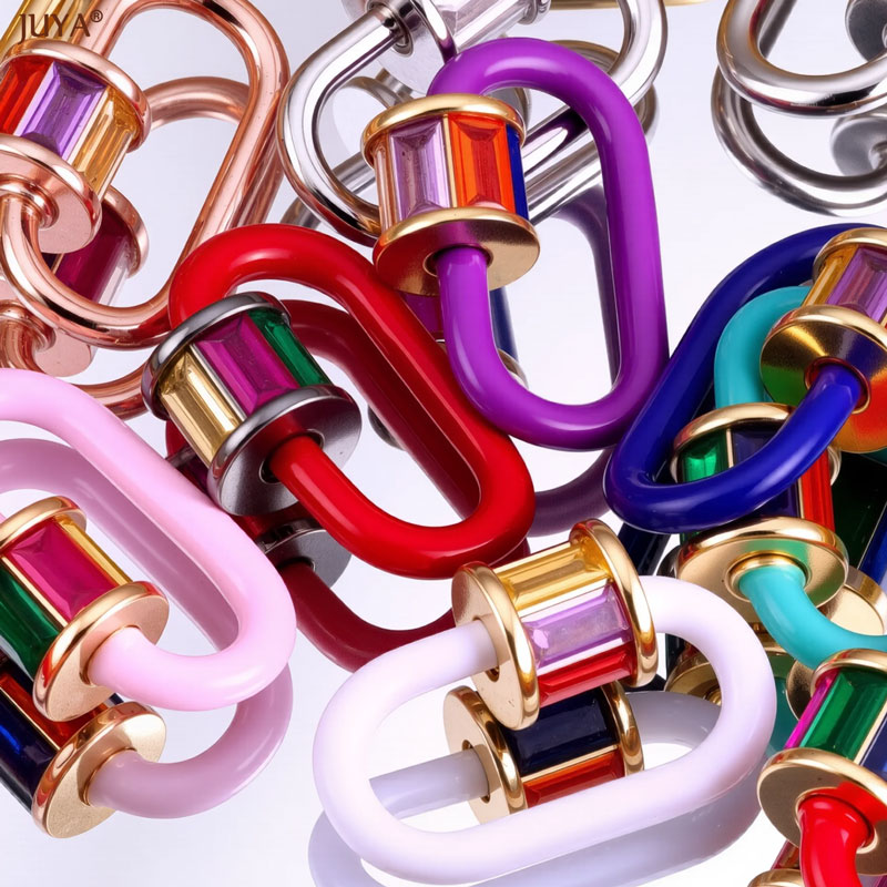 JUYA レインボークリスタルエナメルスクリューカラビナロッ - Jewelry Making Parts のレビューと価格