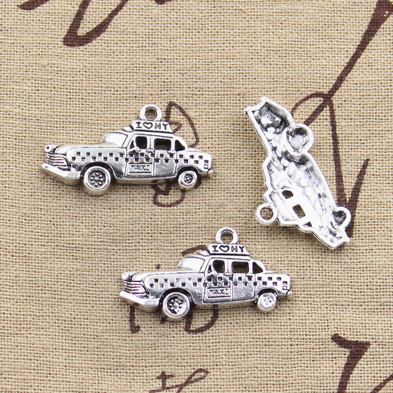 8 個チャームニューヨークタクシー車 18 × 32 ミリメ - Jewelry Making York のレビューと価格