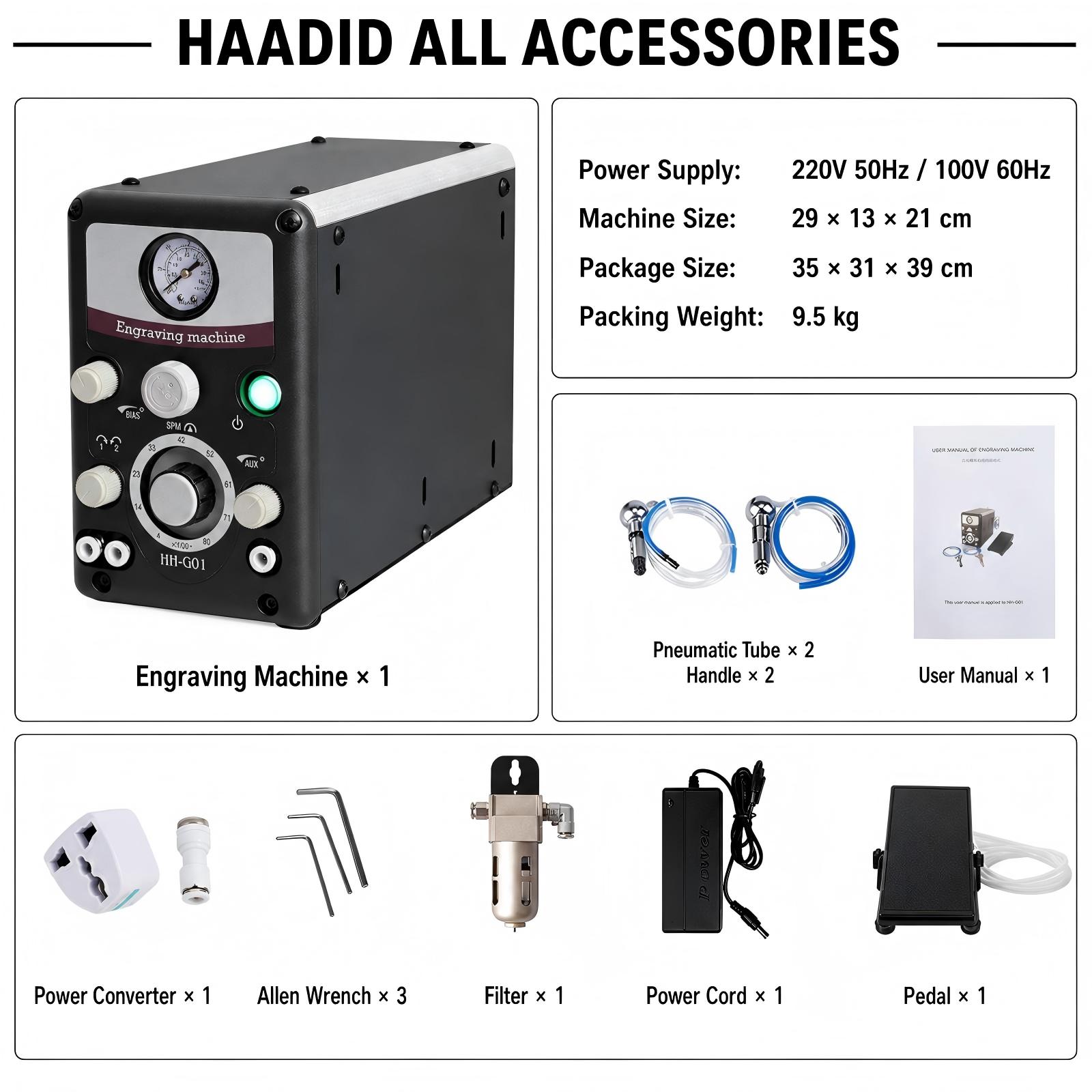 110V HH-G01 空気圧式彫刻機 GraverMax  - Jewelry Making Workshop のレビューと価格