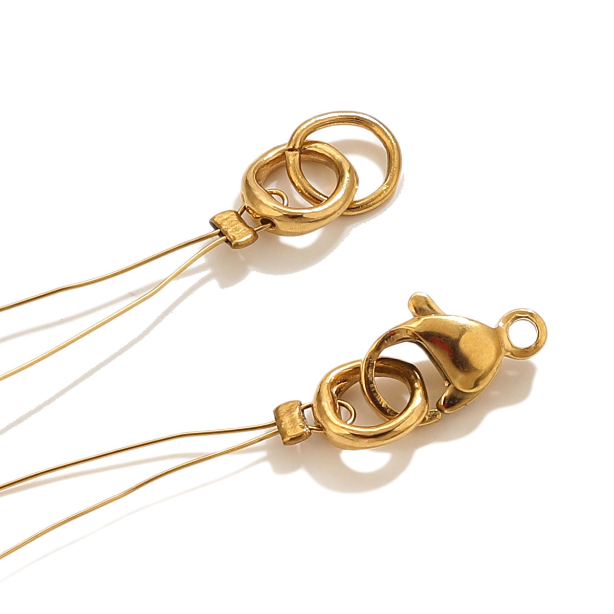 20個入り ステンレス製クラスプ エンドコネクター フック  - Jewelry Making Parts のレビューと価格