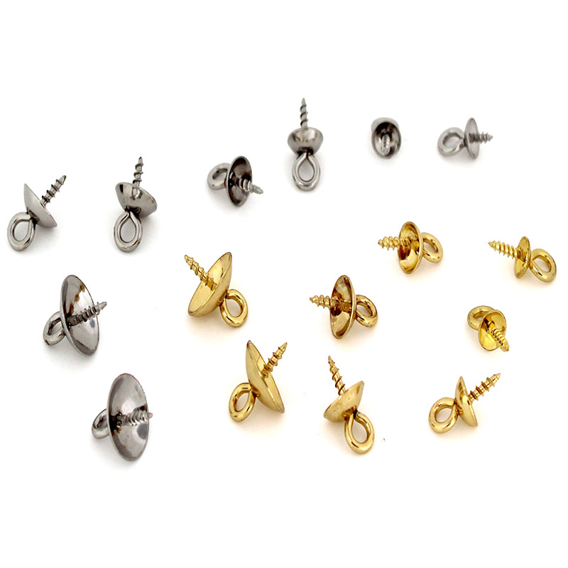20個入り ステンレス製クラスプ フック スクリューアイピン - Jewelry Making Parts のレビューと価格