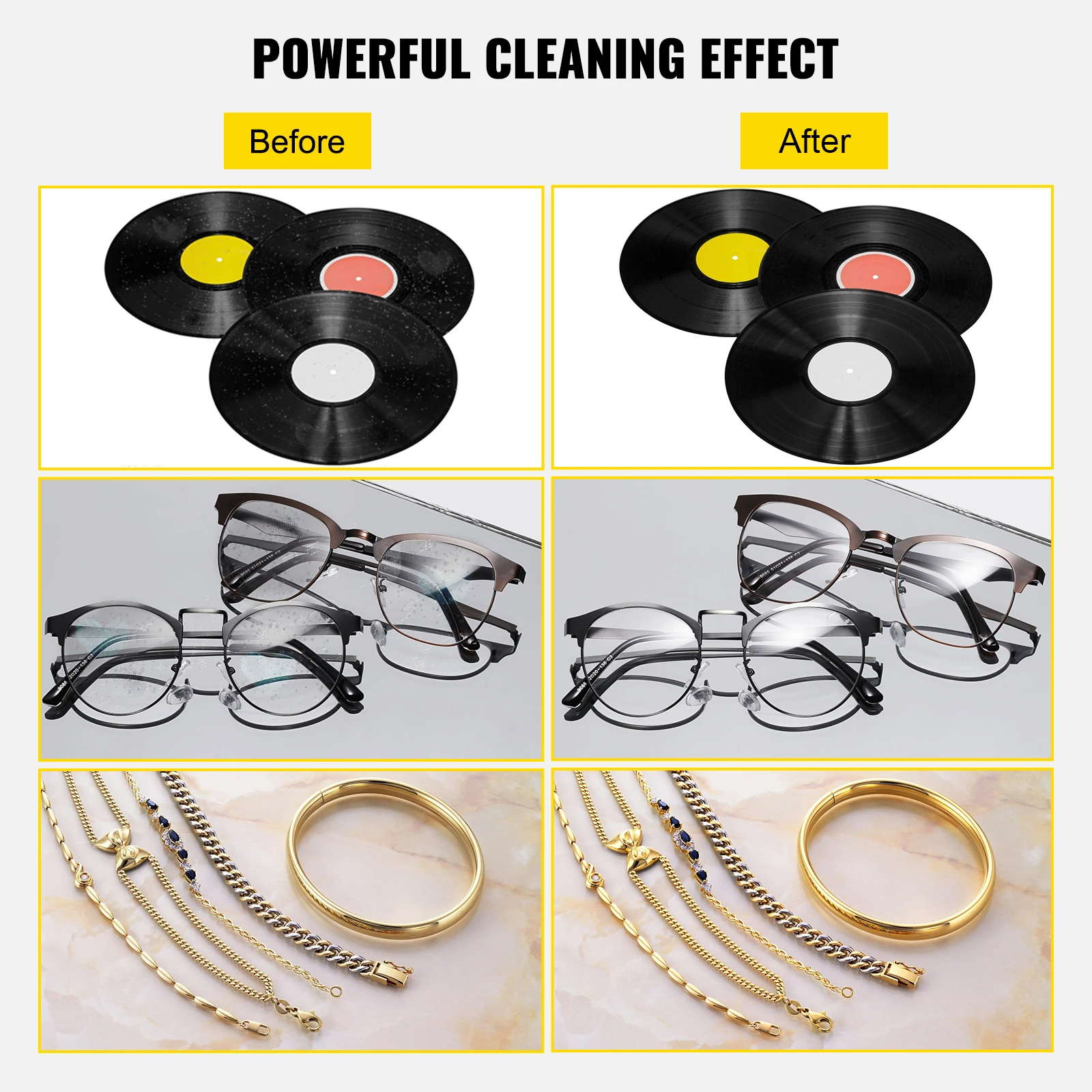 SIHAO 6L ビニールレコードクリーナーノブ 180 ワ - Jewelry Making Tools のレビューと価格