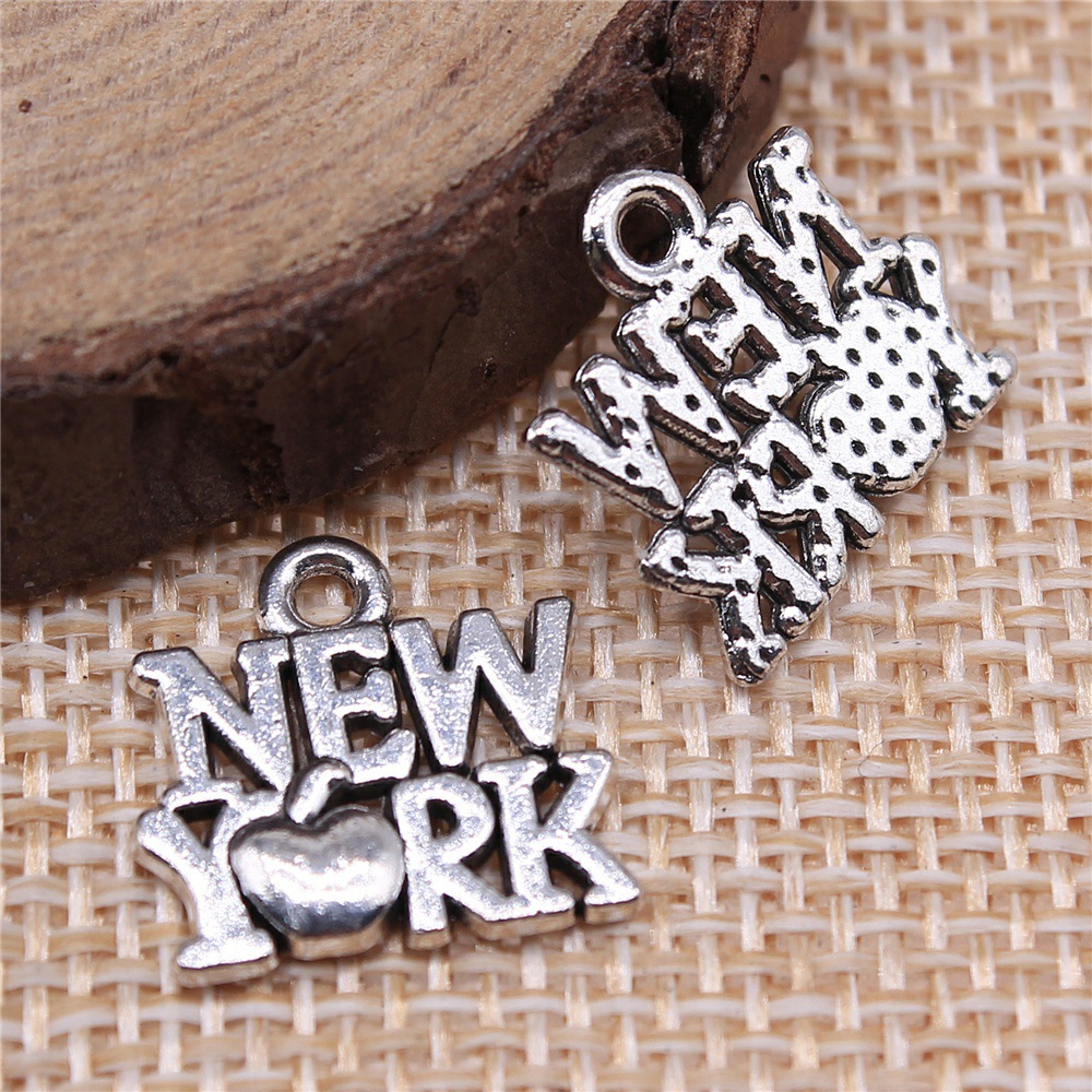 40個 15x14mm(0.59x0.55インチ) アンティ - Jewelry Making York のレビューと価格