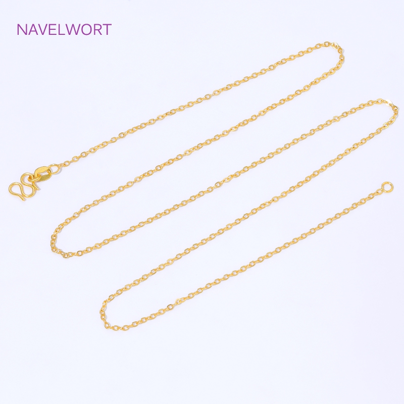 卸売18K金メッキ1.5mm Oチェーン ネックレス製作用、 - Jewelry Making Items のレビューと価格
