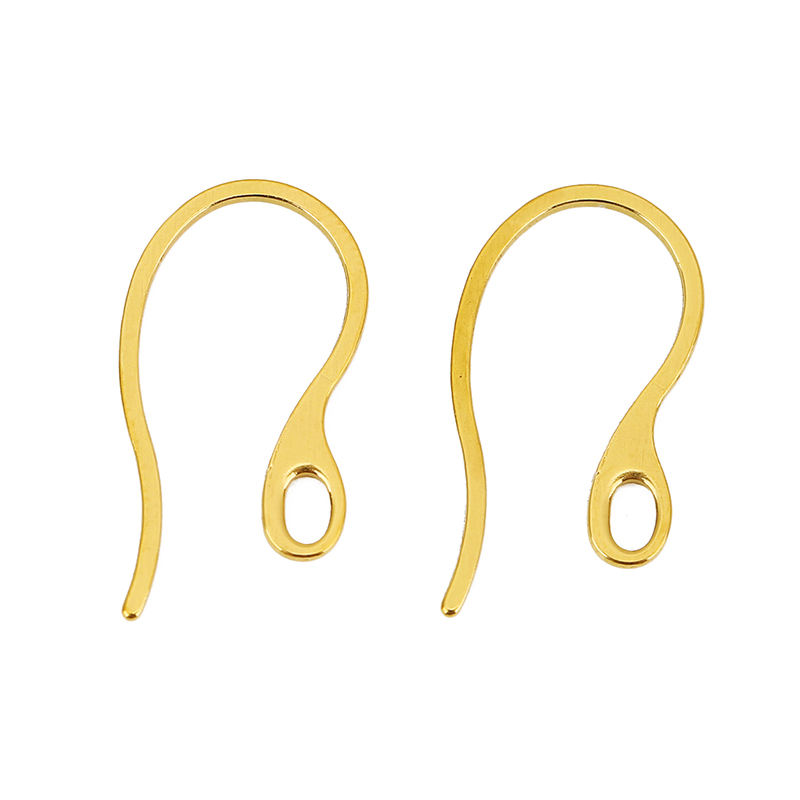 20個入り 低刺激性ステンレス製イヤリングフック PVD加工 - Jewelry Making Parts のレビューと価格
