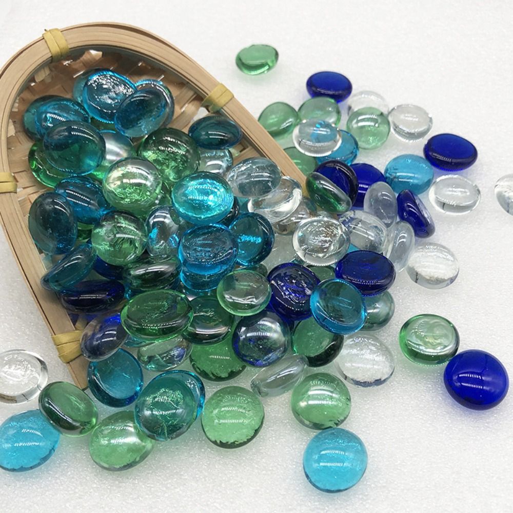 ガラス小石 花瓶用フィラービーズ 光を反射するミックスカラー - Crystal Bead Mix のレビューと価格