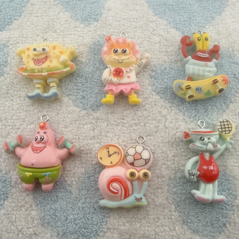10個入り漫画風樹脂ペンダント、DIYジュエリー製作イヤリン - Jewelry Making Party のレビューと価格