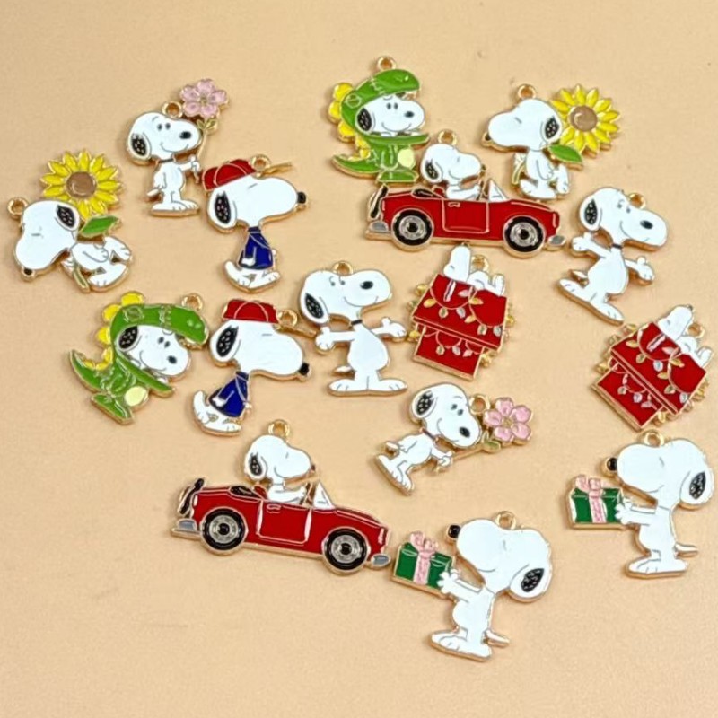 10 個エナメル犬手作り DIY キーホルダー漫画周辺機器ア - Jewelry Making Items のレビューと価格