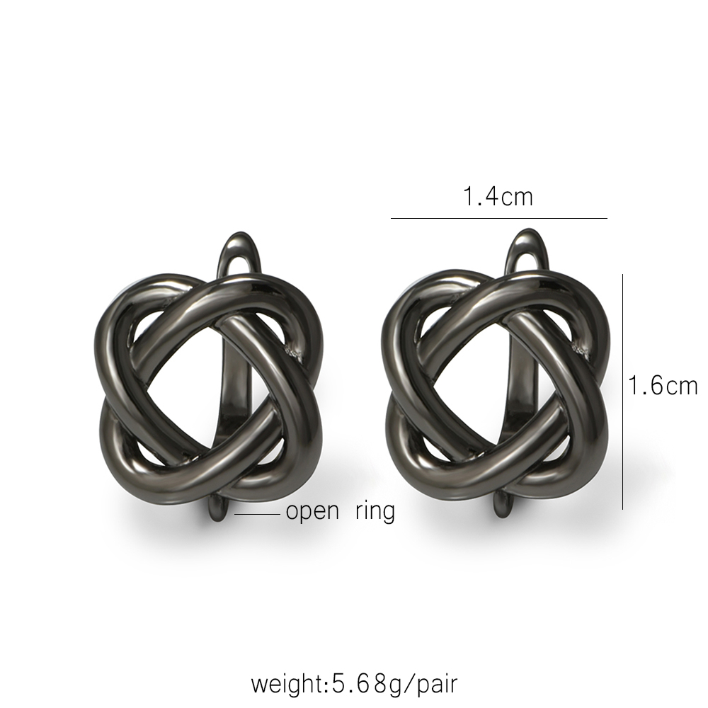 YANASI 1 ペアガンブラック真鍮イヤリングフック DI - Jewelry Making Parts のレビューと価格