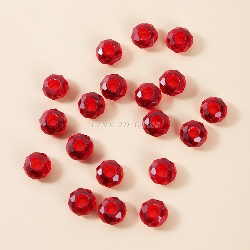 大きな穴のある天然水晶ファセットビーズ,5.5mm,ジュエリ - Crystal Bead Mix のレビューと価格