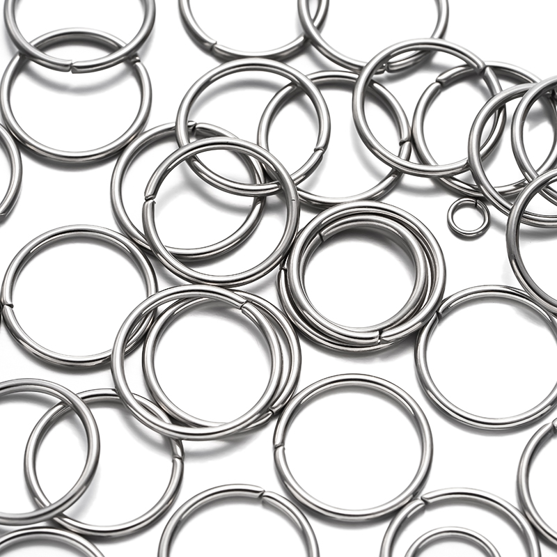 ステンレス鋼のオープンリング,スプリットリングコネクタ,日曜 - Jewelry Making Items のレビューと価格