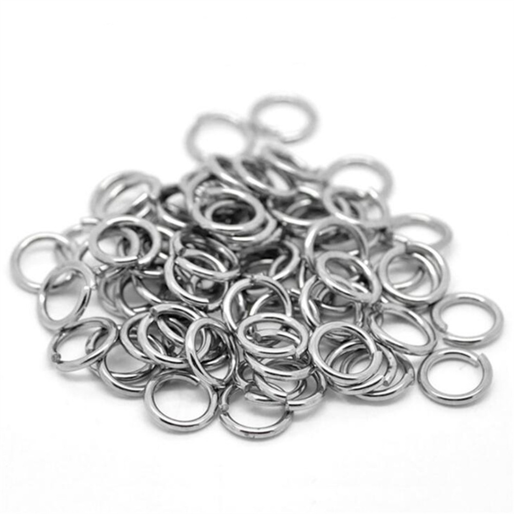 ステンレス鋼のオープンリング,スプリットリングコネクタ,日曜 - Jewelry Making Items のレビューと価格